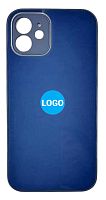 Чехол для iPhone 12 стеклянный Glass Case, цвет 6 (Синий) от интернет магазина z-market.by