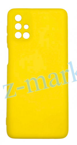 Чехол для Samsung M31S, M317F силиконовый желтый , TPU Matte case  в Гомеле, Минске, Могилеве, Витебске.