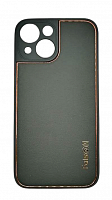 Чехол для iPhone 13 mini, экокожа, матовый, черный от интернет магазина z-market.by