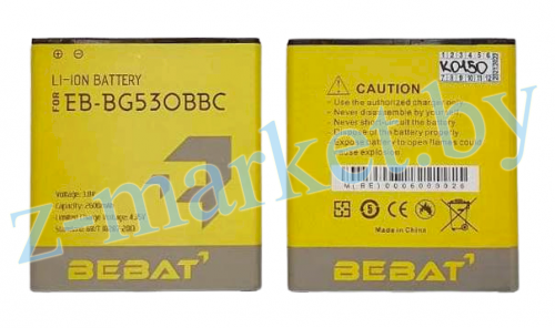 EB-BG530CBE / EB-BG530BBС аккумулятор Bebat для Samsung J3, J5, G530H, G531H, J500H, J320F,J250,J260 в Гомеле, Минске, Могилеве, Витебске.