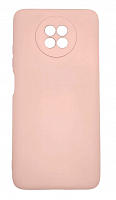 Чехол для Xiaomi Redmi Note 9T силиконовый пудровый, TPU Matte case с закрытой камерой от интернет магазина z-market.by