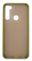 Чехол для Xiaomi Redmi Note 8T матовый с цветной рамкой, хакки от интернет магазина z-market.by