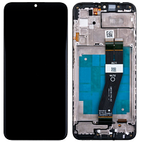 Модуль для Samsung A037, A037F (A03S), (GH81-21232A) - OR Ref. (SP), (дисп. с тач. в раме), черный от интернет магазина z-market.by