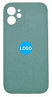 Чехол для iPhone 12 mini Silicon Case цвет 58 (полынь) с закрытой камерой и низом от интернет магазина z-market.by