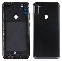 Задняя крышка для Samsung Galaxy A11 (A115F) Черный. от интернет магазина z-market.by