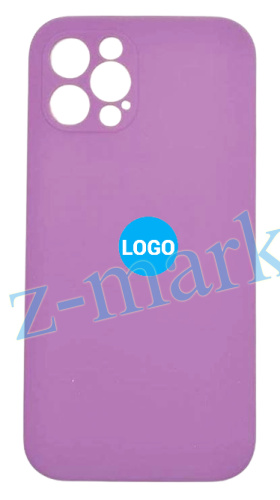 Чехол для iPhone 12 Pro Silicon Case цвет 28 (фиолетовый) с закрытой камерой и низом в Гомеле, Минске, Могилеве, Витебске.