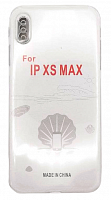 Чехол для iPhone XS Max силиконовый прозрачный с закрыми камерой и разъемом от интернет магазина z-market.by