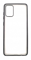Чехол для Samsung A71, A715, Stylish Case с цветной рамкой, черный от интернет магазина z-market.by