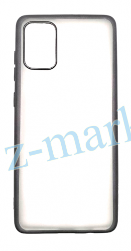 Чехол для Samsung A71, A715, Stylish Case с цветной рамкой, черный в Гомеле, Минске, Могилеве, Витебске.