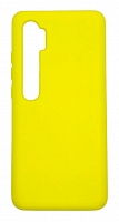 Чехол для Xiaomi Mi Note 10, Mi Note 10 Pro (2020) силиконовый желтый, TPU Matte case от интернет магазина z-market.by