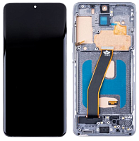Модуль для Samsung G980F (S20), G981F (S20 5G) In-Cell, (дисплей с тачскрином в раме), серый от интернет магазина z-market.by