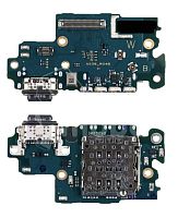 Шлейф для Samsung Galaxy A53 5G (A536B) плата системный разъем/разъем SIM/микрофон - Премиум. от интернет магазина z-market.by