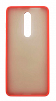 Чехол для Xiaomi Redmi K20, K20 Pro, Mi 9T, MI 9T Pro матовый с цветной рамкой, красный от интернет магазина z-market.by