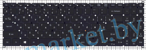 Клавиатура Acer Aspire A515-52, A515-52G, Aspire 5 A515-43 с подсветкой черная в Гомеле, Минске, Могилеве, Витебске. фото 2