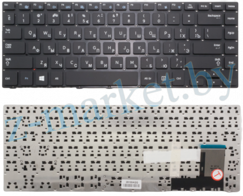 Клавиатура Samsung NP370R4E NP470 510 без рамки Черная в Гомеле, Минске, Могилеве, Витебске.