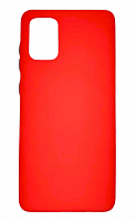 Чехол для Samsung A71, A715, силиконовый красный, TPU Matte case от интернет магазина z-market.by