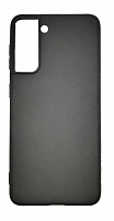 Чехол для Samsung Galaxy S21, G991 силиконовый черный, TPU Matte Case с закрытой камерой от интернет магазина z-market.by