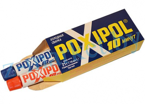 Клей POXIPOL духкомпонентный, металл. (синяя упаковка) 14 мл/21гр в Гомеле, Минске, Могилеве, Витебске.