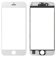 Стекло для переклейки iPhone 6S в сборе с рамкой и OCA пленкой Белый. от интернет магазина z-market.by