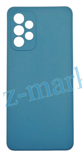Чехол для Samsung A73 (A736B) Silicon Case, темно-синий в Гомеле, Минске, Могилеве, Витебске.