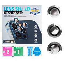 Защитное стекло линзы камеры для iPhone 11 Pro/11 Pro Max (комплект 3 шт.) Серый. от интернет магазина z-market.by