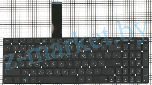 Клавиатура Asus K55 X501 A55 U57 черная контакты на себя в Гомеле, Минске, Могилеве, Витебске. фото 3