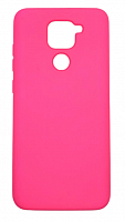 Чехол для Xiaomi Redmi Note 9, Redmi 10X 4G силиконовый розовый, TPU Matte case от интернет магазина z-market.by