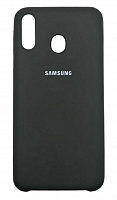 Чехол для Samsung M20, M205F, A20, A205F, A30, A305F Silicon Case чёрный от интернет магазина z-market.by