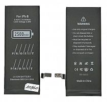 Аккумуляторная батарея Profit (Deji) для Apple iPhone 6, 2500mAh усиленная от интернет магазина z-market.by