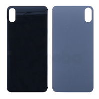 Задняя крышка для iPhone XS MAX (широкий вырез под камеру, логотип) серый от интернет магазина z-market.by