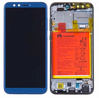 Модуль для Huawei Honor 9 lite, 100% оригинал (дисплей с тачскрином в раме + АКБ), синий от интернет магазина z-market.by