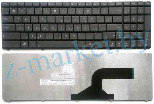 Клавиатура Asus K52 K53 N53 X52 X61 со старым типом кнопкок в Гомеле, Минске, Могилеве, Витебске.