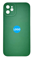 Чехол для iPhone 11 TNT SILICON зеленый с закрытой камерой и низом от интернет магазина z-market.by